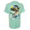 Calcutta Apparel Men's Watercolor Mahi T-shirt