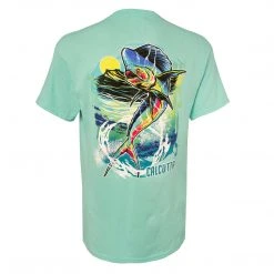 Calcutta Apparel Men's Watercolor Mahi T-shirt