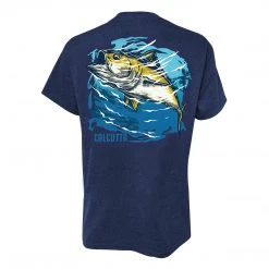Calcutta Men's Watercolor Tuna T-shirt Apparel
