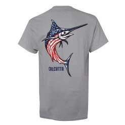 Calcutta Men's Stars & Stripes Marlin T-shirt Apparel