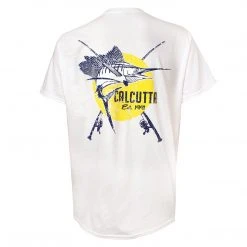 Calcutta Apparel Men's Vintage Rod & Reel T-shirt