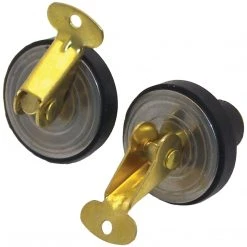 Invincible Marine Boat Bailer / Baitwell Plug - Brass - Multiple Sizes