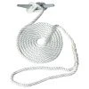 Invincible Marine Boating & Marine Dock Line - 3/8" Twisted Nylon Hand Spliced 3-strand White (Multiple Lengths)