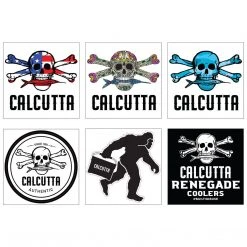 Calcutta Stickers | 6 Pack Cooler Accessories