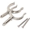 Shoreline Marine Oarlock Horns Chrome Zamak