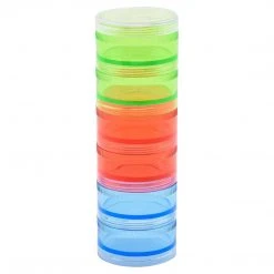 South Bend Fishing Gear Multi-Color Screw Stack Jars