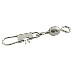 South Bend Fishing Gear Nickel Crane Swivels With Interlock Snaps