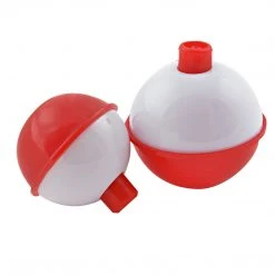 South Bend Red & White Push Button Floats