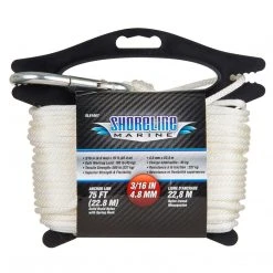 Shoreline Marine Anchor Line - Solid Braid Nylon Boating & Marine