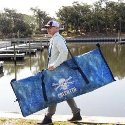 Calcutta Fishing Gear Large Pack Fish Cooler 68" X 24" - Mossy Oak® Coastal Shoreline