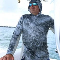 Calcutta Apparel Men's Long Sleeve Performance Hoodie - Mossy Oak® Cloudbank