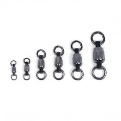 Krok Stainless Steel Dual Rotation Ball Bearing Swivels 2 Pack Fishing Gear