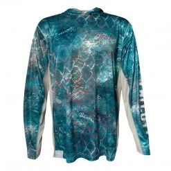 Calcutta Apparel Men's Long Sleeve Performance Hoodie - Mossy Oak® King Fisher