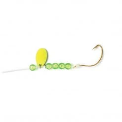 Sea Striker Snelled Wide Gap Hook - Chartreuse Fishing Gear
