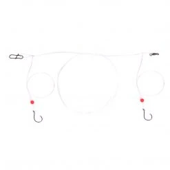 Sea Striker Fishing Gear Double Drop Spot, Kingfish, Pompano Rig With Fluorocarbon And Circle Hooks