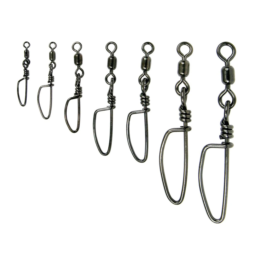 Krok Stainless Steel Snap Swivels Large Pack Fishing Gear 2 Krok Stainless Steel Snap Swivels Large Pack Fishing Gear